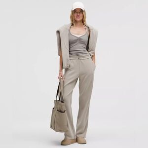 Lululemon Softstreme High-Rise Pant 31" Warm Ash Grey Size 10